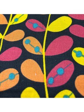 Kim Schaefer for Andover Fabrics 23 x 44" Cotton Fabric Leaf Pattern Multicolor